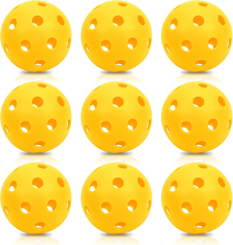 Bac-kitchen 16 Pack Plastic Baseballs - Hollow Softballs for Lightweight Batting Practice - Indoor/Outdoor Training Balls - Image 1